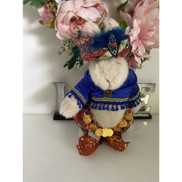 Hoppy VanderHare Genie Alladin Fortune Teller Plush Bunny Dressed 8" Muffy NWT - Picture 13 of 16